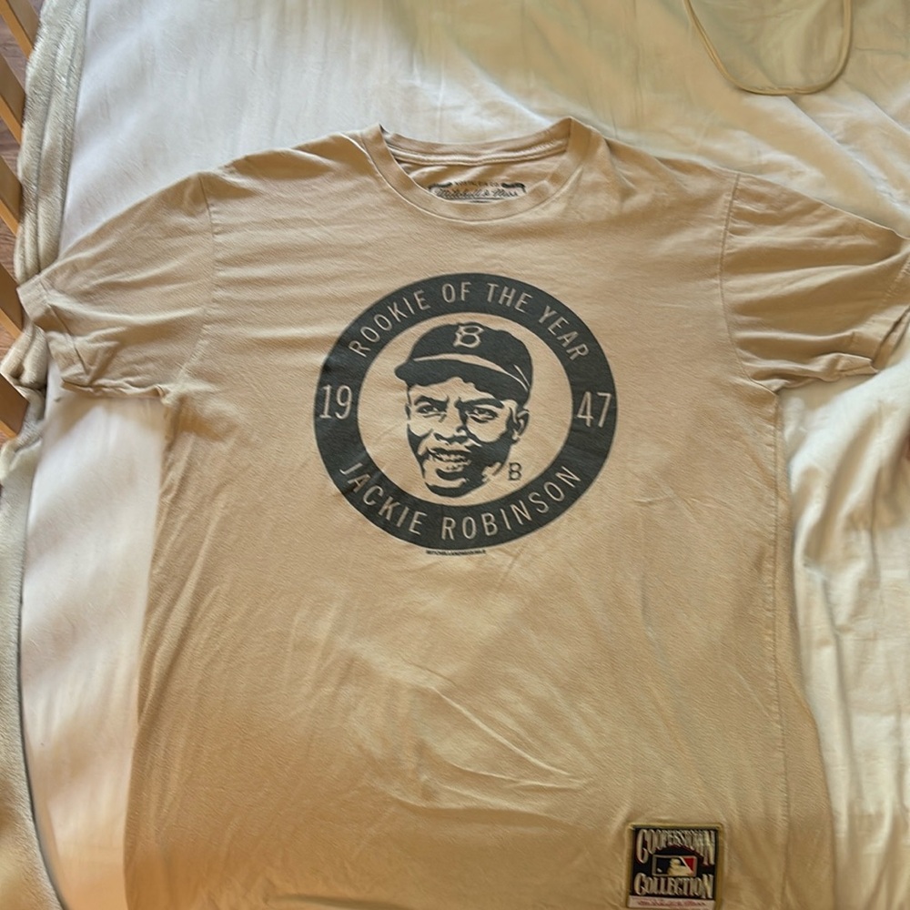Mitchell and Ness | Jackie Robinson Rookie Tee | Size Medium | 100% cotton